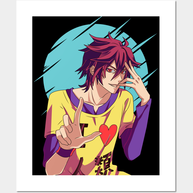 No Game No Life - Sora Wall Art by Hala Art